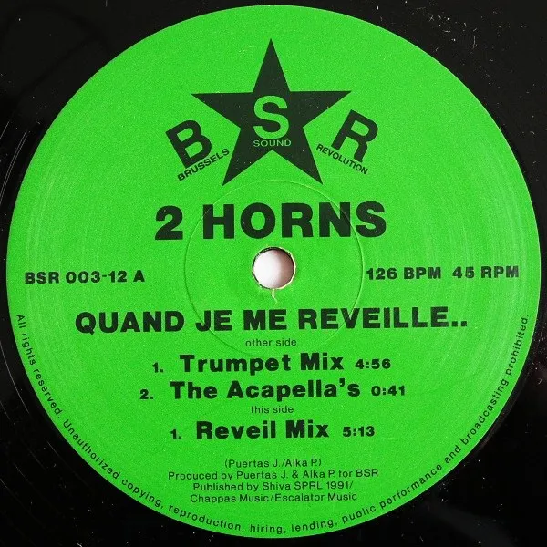 2 Horns — Quand Je Me Réveille.., cover art