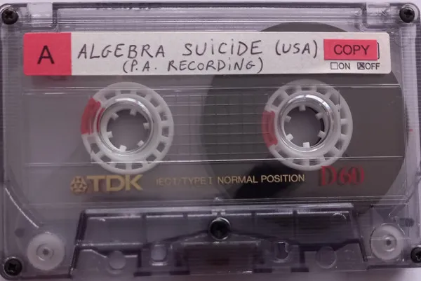 Algebra Suicide — Live In Clichee - 30/8/1990 St. Niklaas, Belgium, cover art
