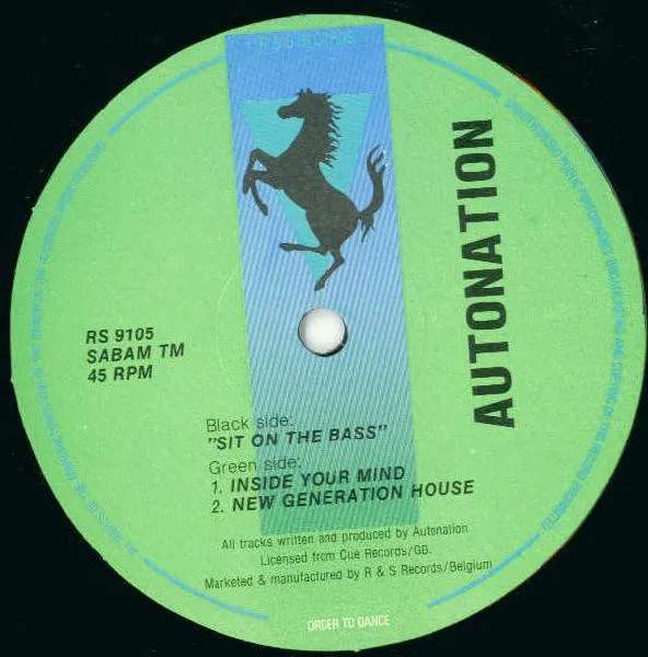 Autonation — Sit On The Bass, cover art