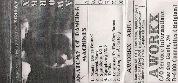 Aworkx — Anatomy Of Dancing Machines, cover art