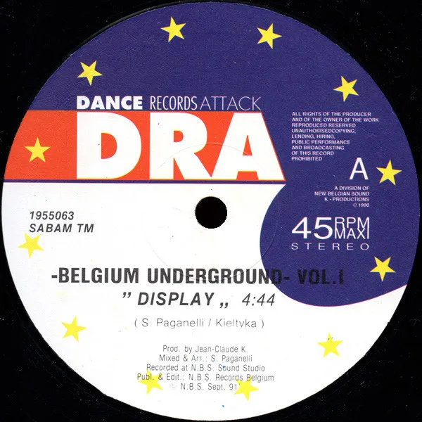 Belgium Underground — Volume 1, cover art