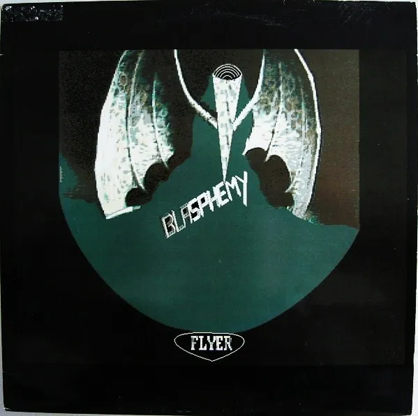 Blasphemy — Flyer, cover art