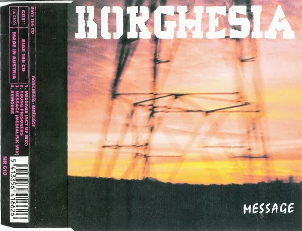 Borghesia — Message, cover art