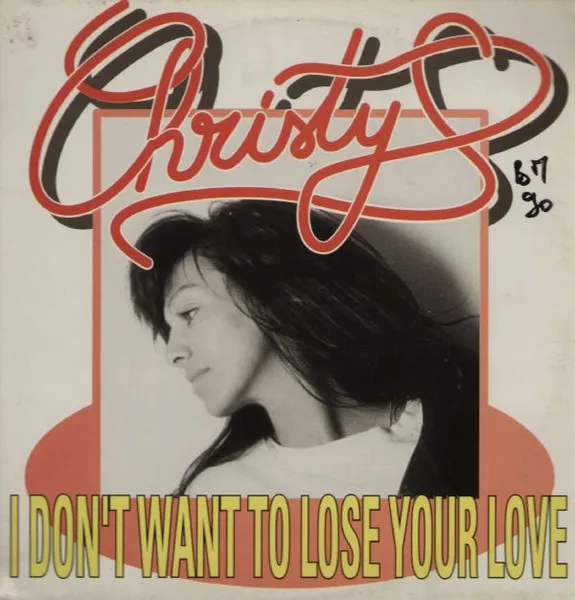 Christy — I Don't Want To Lose Your Love, cover art