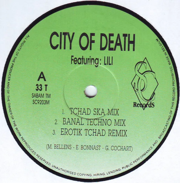 City Of Death Featuring Lili White — City Of Death, cover art