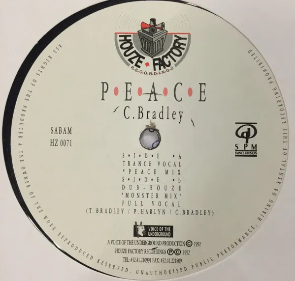 Concett Bradley — Peace, cover art