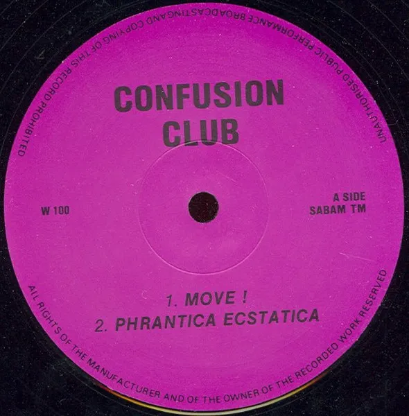Confusion Club — Move!, cover art