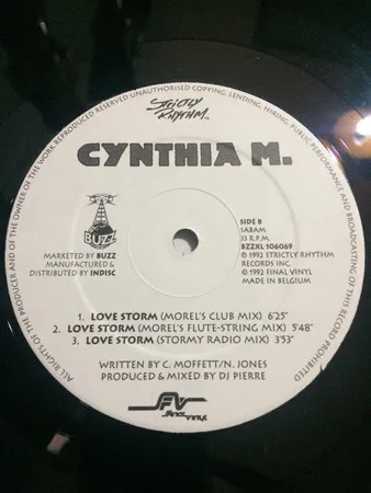 Cynthia M — Love Storm, cover art