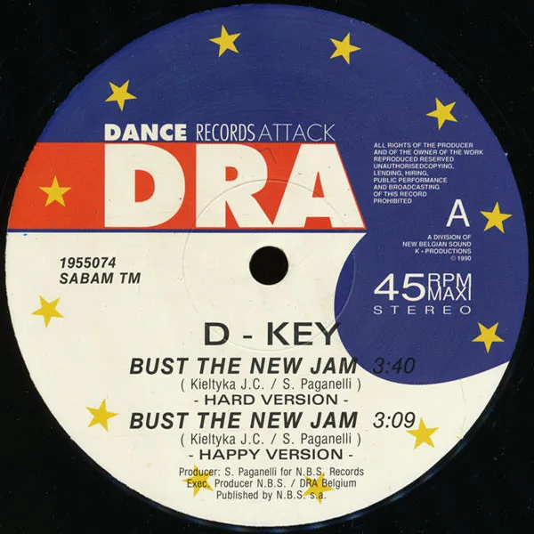 D - Key — Bust The New Jam, cover art