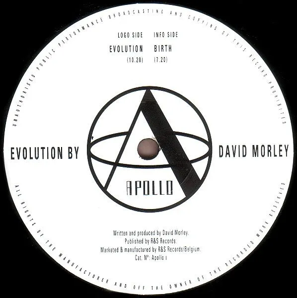 David Morley — Evolution, cover art