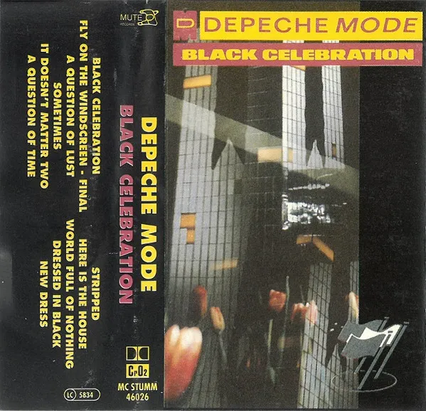 Depeche Mode — Black Celebration, cover art