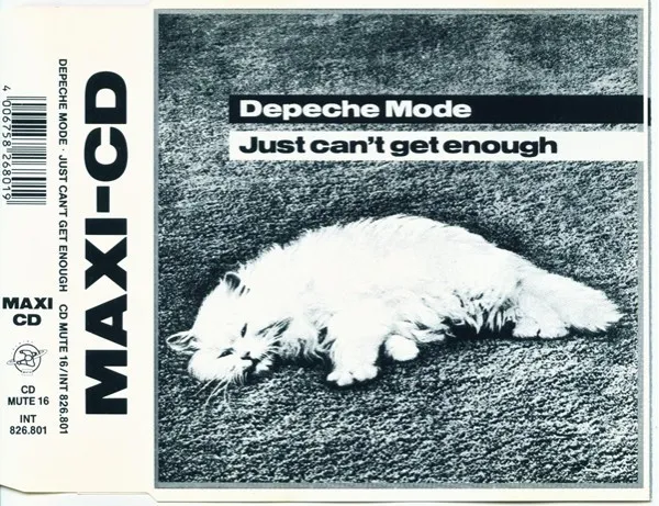 Depeche Mode — Just Can't Get Enough, cover art