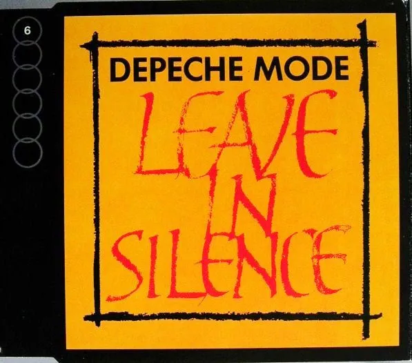 Depeche Mode — Leave In Silence, cover art