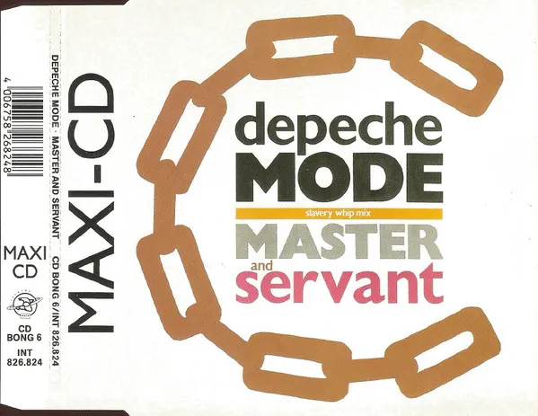Depeche Mode — Master And Servant, cover art