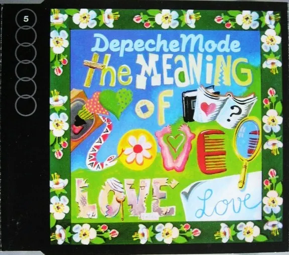 Depeche Mode — The Meaning Of Love, cover art