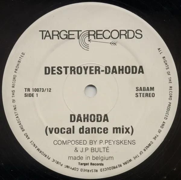 Destroyer — Dahoda, cover art