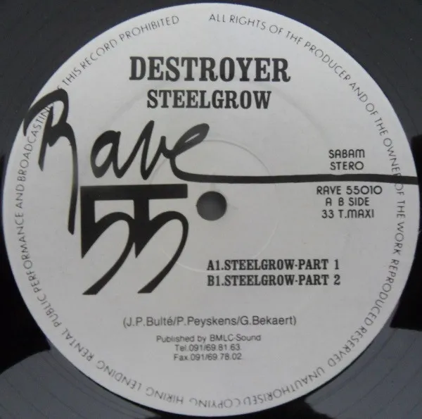 Destroyer — Steelgrow, cover art