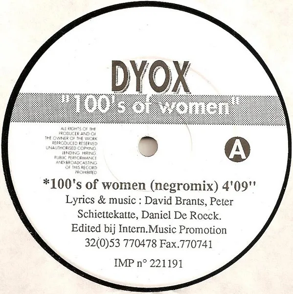 Dyox — 100's Of Women, cover art