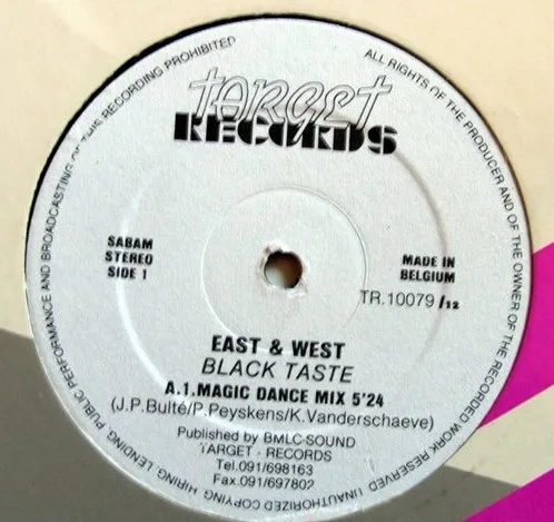 East & West (3) — Black Taste, cover art