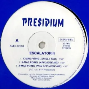Escalator II — X-Mas Poing, cover art
