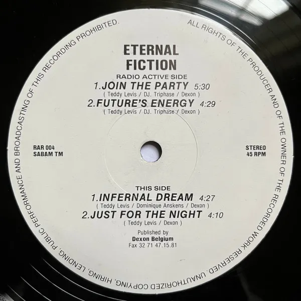 Eternal Fiction — Join The Party, cover art