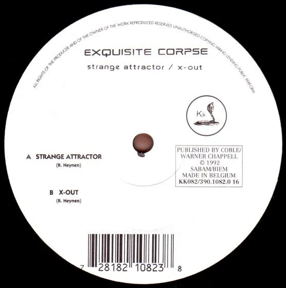Exquisite Corpse — Strange Attractor / X-Out, cover art