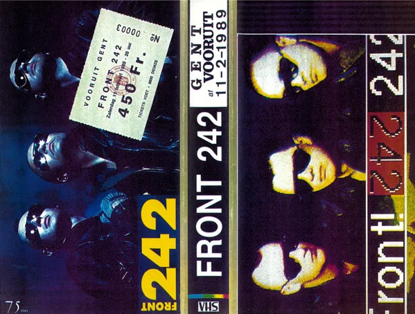 Front 242 — Live In Gent At The Vooruit 11.02.89, cover art