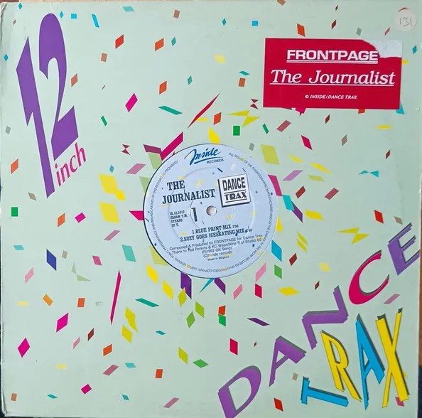 Frontpage — The Journalist, cover art