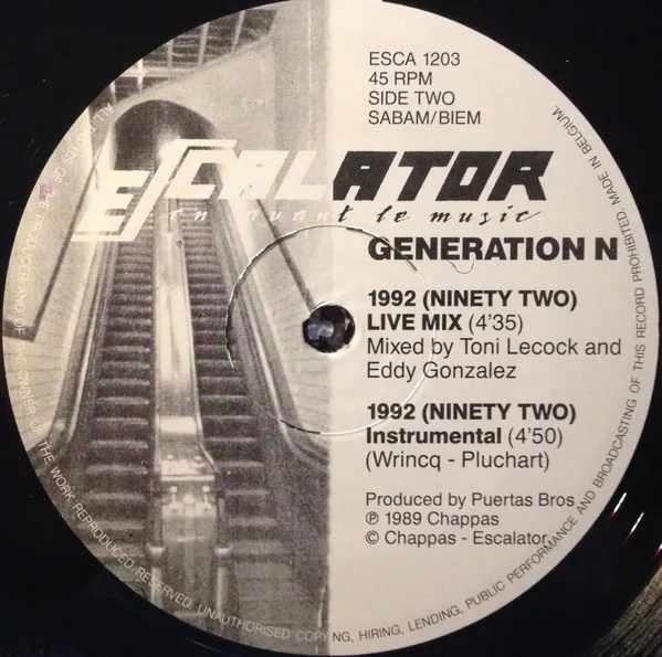 Generation N — 1992, cover art