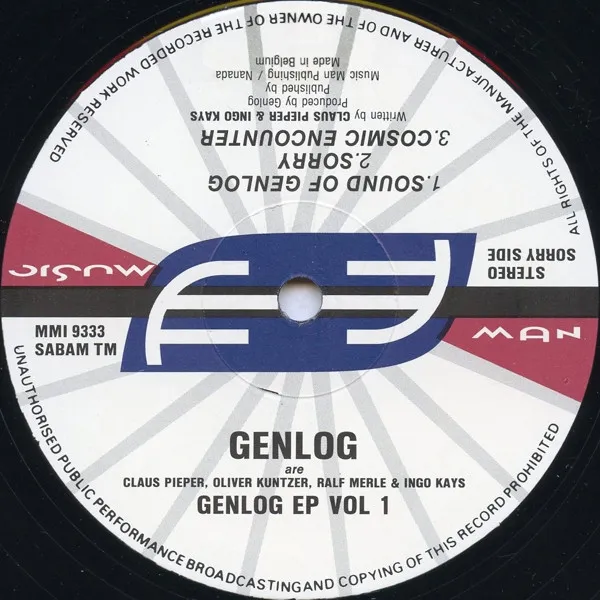 Genlog — Genlog EP Vol 1, cover art