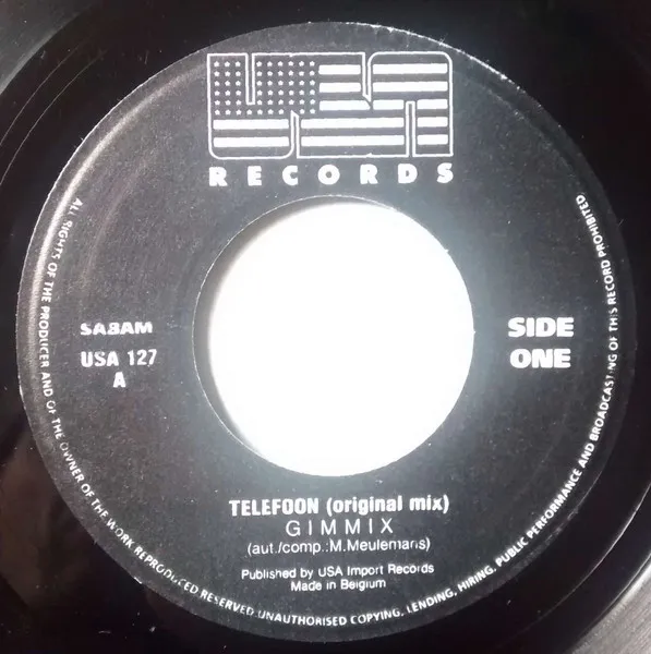 Gimmix — Telefoon, cover art