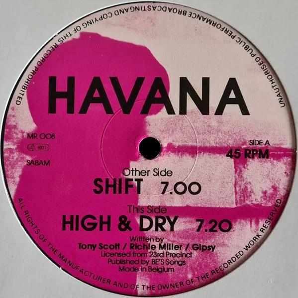 Havana — High & Dry / Shift, cover art