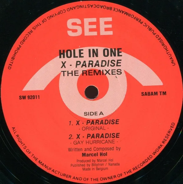 Hole In One — X-Paradise The Remixes, cover art