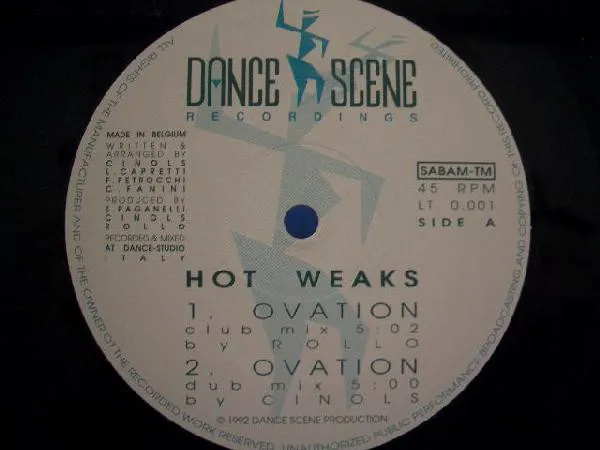 Hot Weaks — Ovation, cover art