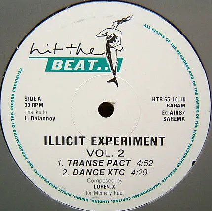 Illicit Experiment — Vol. 2, cover art