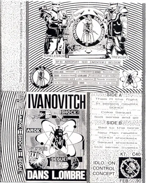 Ivanovitch Dans L'Ombre — Amok! Shock! Seque!, cover art