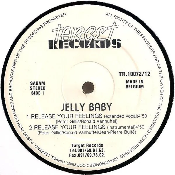 Jelly Baby — Release Your Feelings, cover art