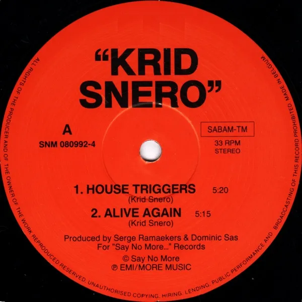 Krid Snero — House Triggers, cover art