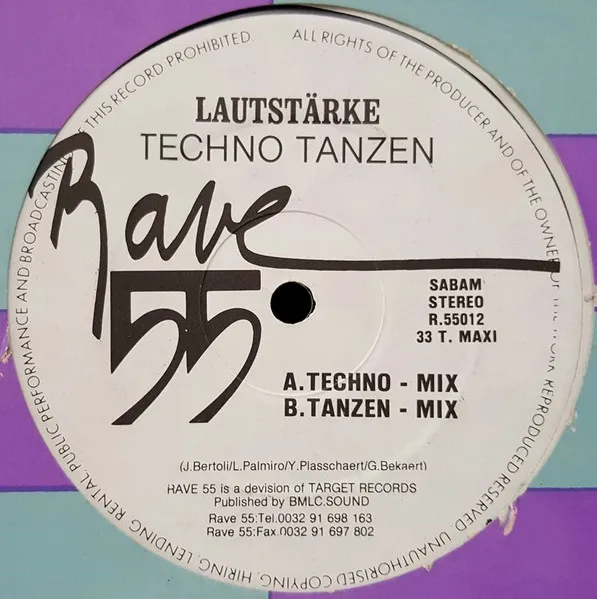 Lautstärke — Techno Tanzen, cover art