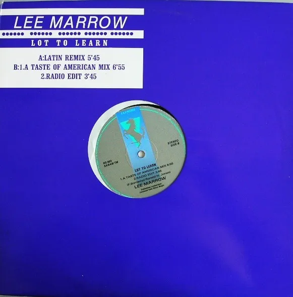 Lee Marrow — Lot To Learn, cover art