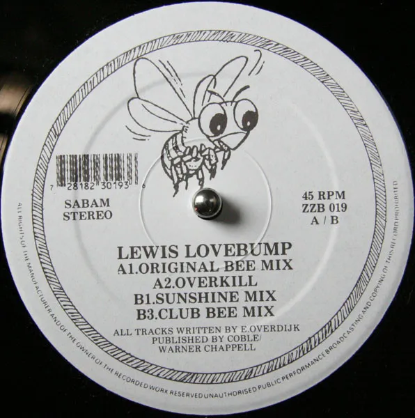 Lewis Lovebump — Bee Of Honey, cover art