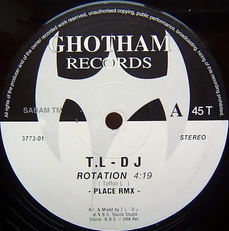Luca Toffoli — Rotation, cover art