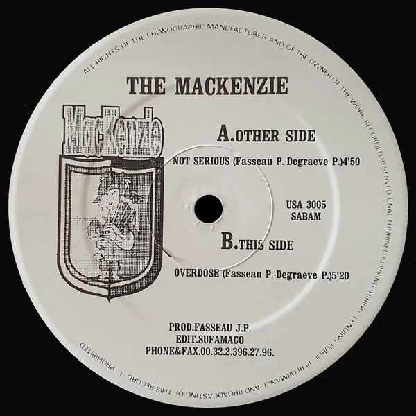 Mackenzie, The — Not Serious, cover art