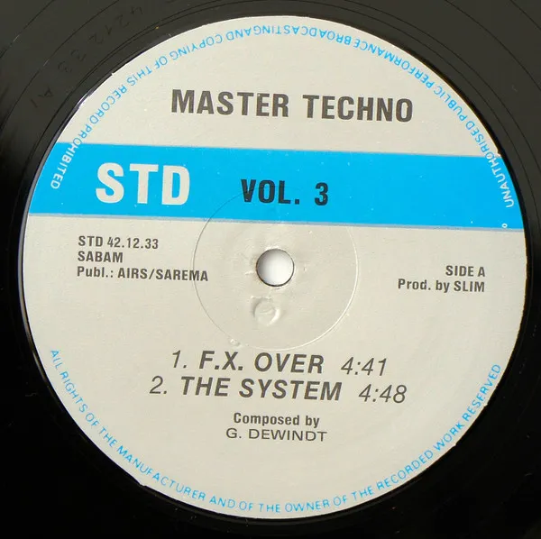 Master Techno — Vol. 3, cover art
