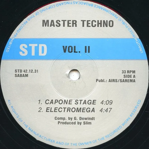 Master Techno — Vol. II, cover art
