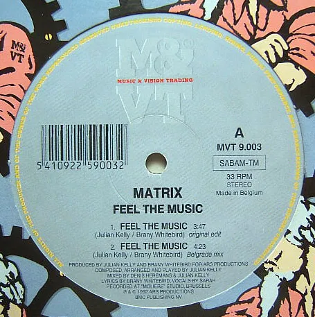 Matrix (70) — Feel The Music, cover art