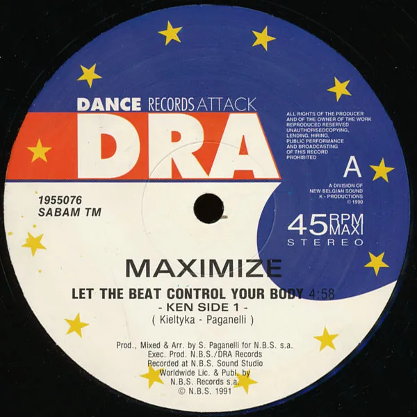 Maximize — Let The Beat Control Your Body, cover art