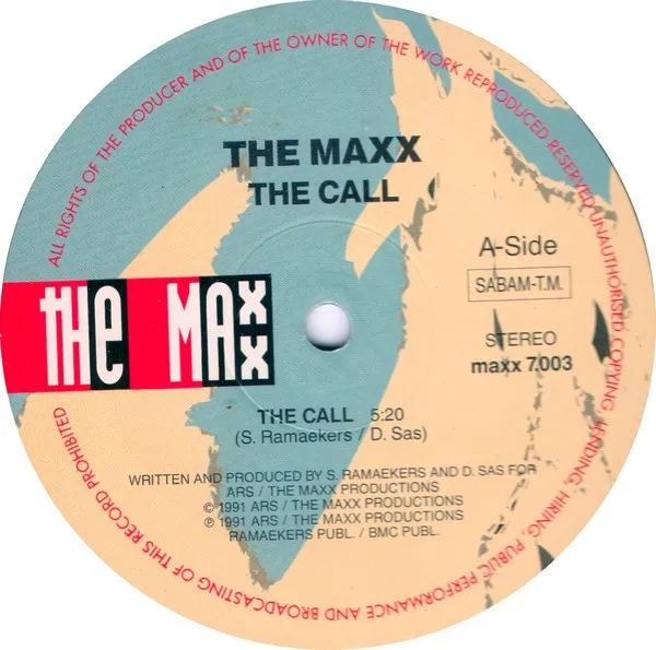 Maxx, The — The Call, cover art