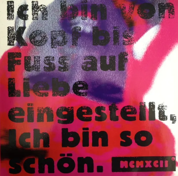 MCMXCII — Ich Bin Von Kopf Bis Fuss Auf Liebe Eingestellt, Ich Bin So Schön, cover art