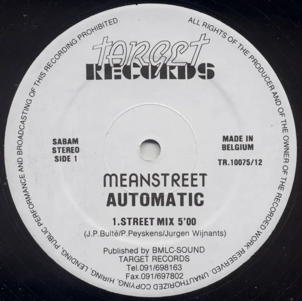 Meanstreet — Automatic, cover art